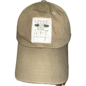 JEAN MICHEL BASQUIAT CPRKR religious art HAT / CAP StrapBack Dad Hat Beige